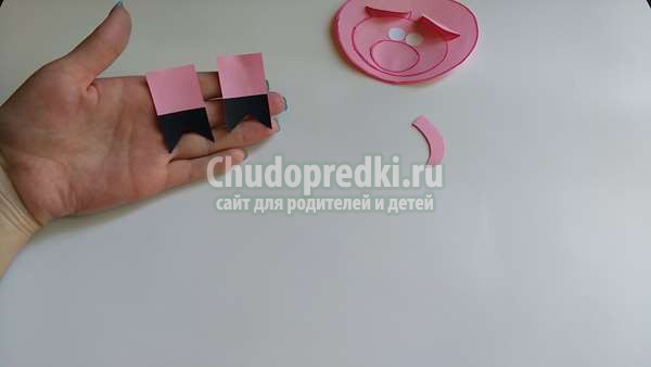аппликация свинка