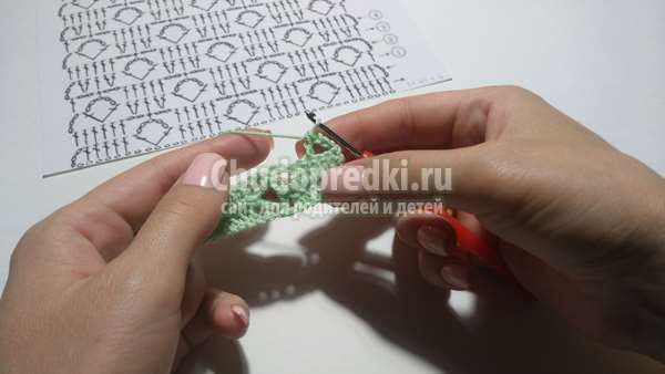 Простой узор для вязания крючком