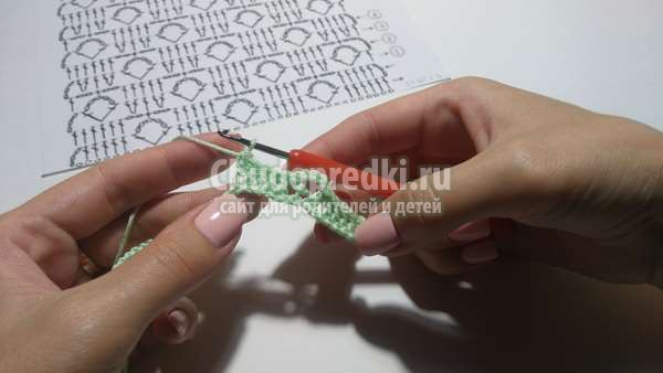 Простой узор для вязания крючком