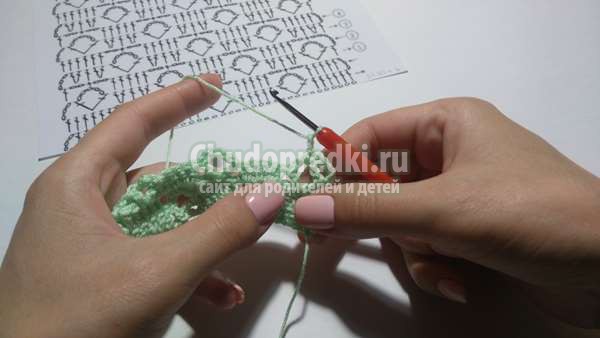 Простой узор для вязания крючком