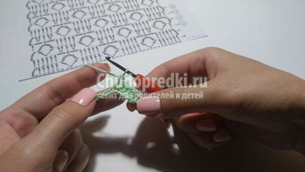 Простой узор для вязания крючком