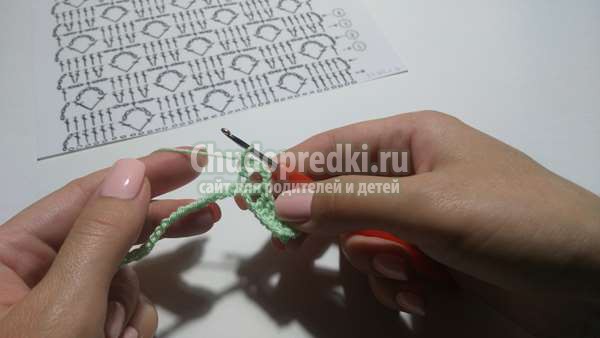 Простой узор для вязания крючком
