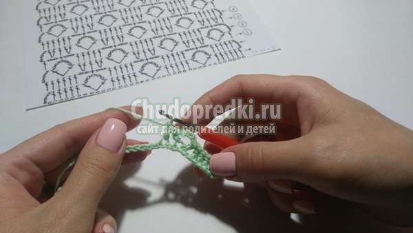 Простой узор для вязания крючком