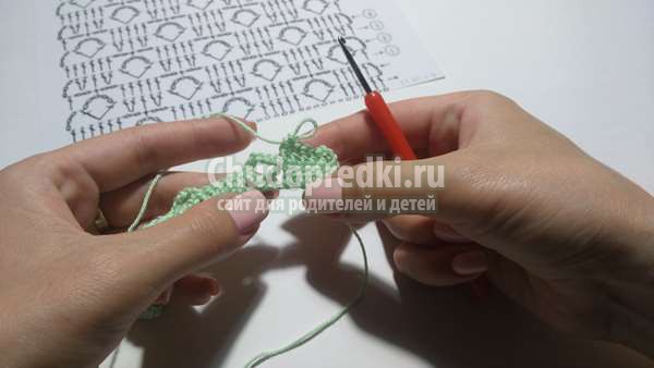 Простой узор для вязания крючком