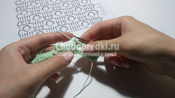 Простой узор для вязания крючком