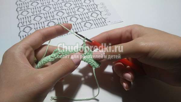 Простой узор для вязания крючком