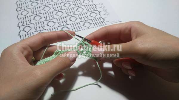 Простой узор для вязания крючком