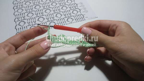 Простой узор для вязания крючком