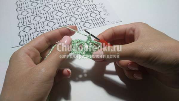 Простой узор для вязания крючком