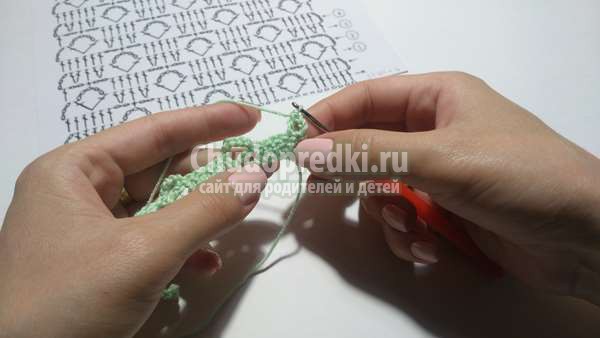 Простой узор для вязания крючком