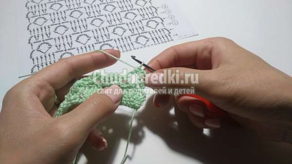 Простой узор для вязания крючком