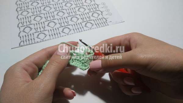 Простой узор для вязания крючком
