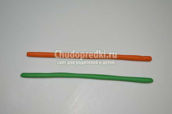улитки из пластилина