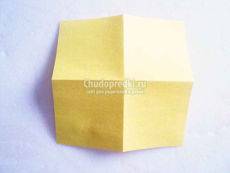 Цыпленок из бумаги оригами
