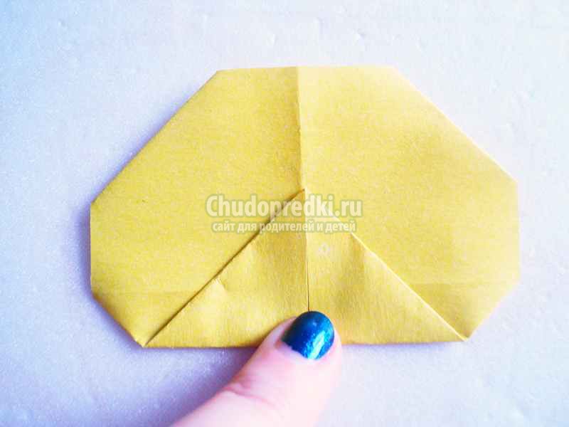 Цыпленок из бумаги оригами