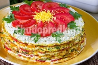 кабачковый торт