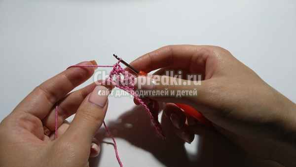 простой узор крючком