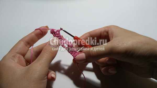 простой узор крючком