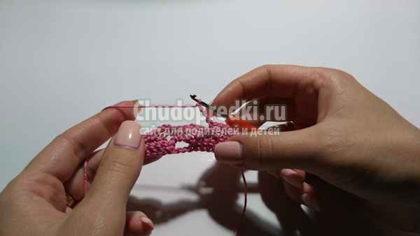 простой узор крючком