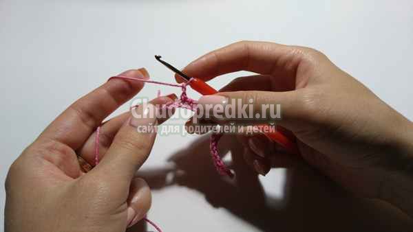 простой узор крючком