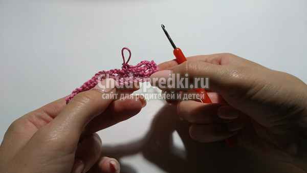 простой узор крючком