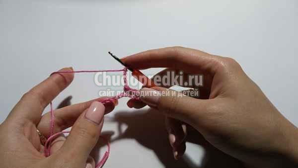 простой узор крючком