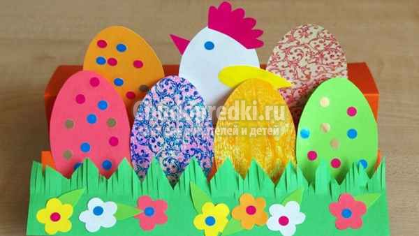 Поделки из цветного картона