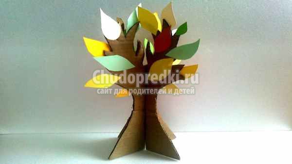 Поделки из цветного картона