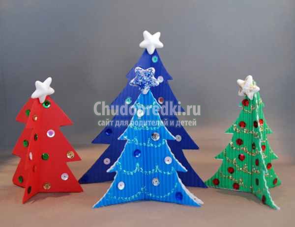 Поделки из цветного картона