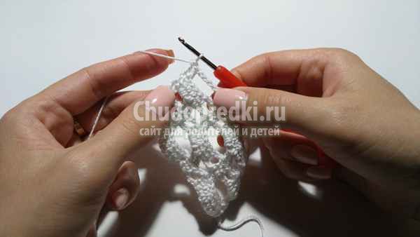 простой узор крючком