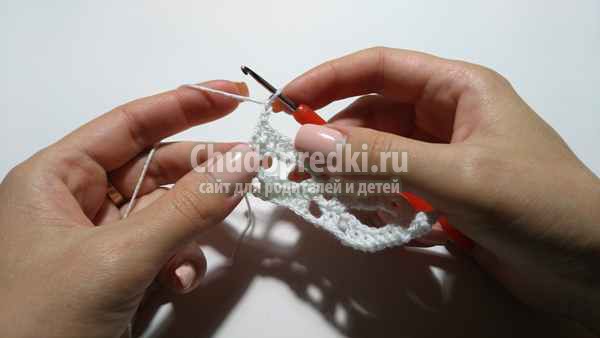 простой узор крючком