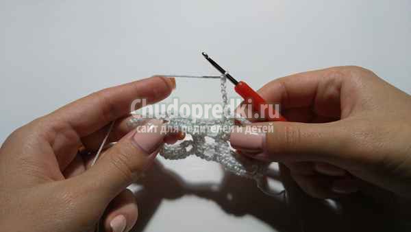 простой узор крючком