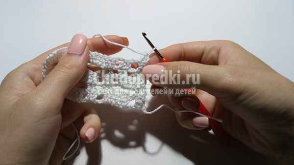 простой узор крючком