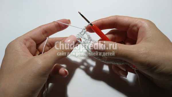 простой узор крючком
