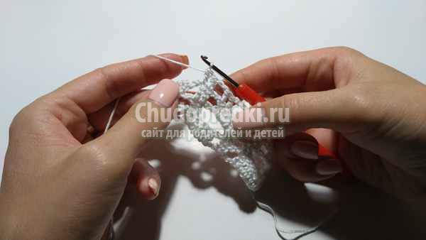 простой узор крючком