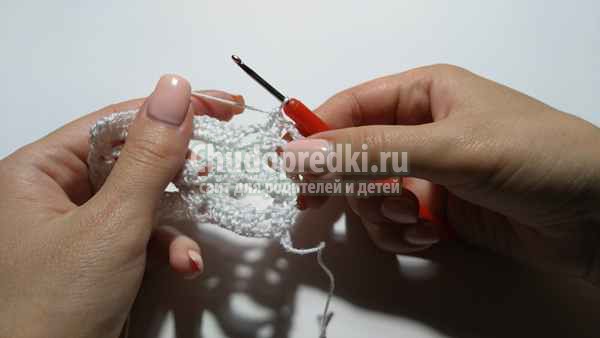простой узор крючком