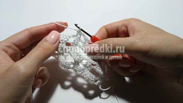 простой узор крючком