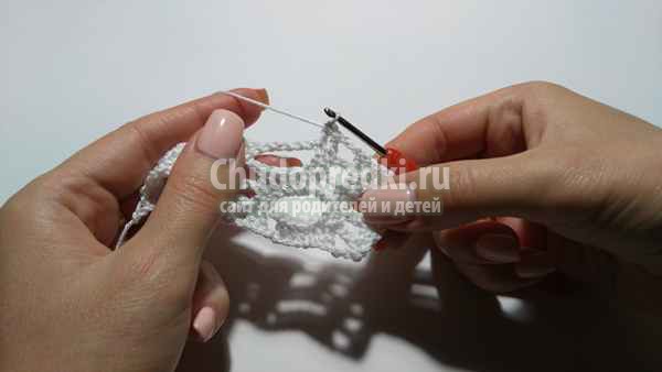 простой узор крючком