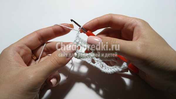 простой узор крючком