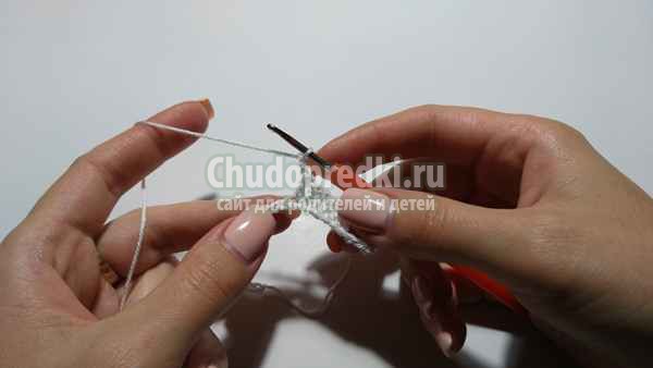 простой узор крючком