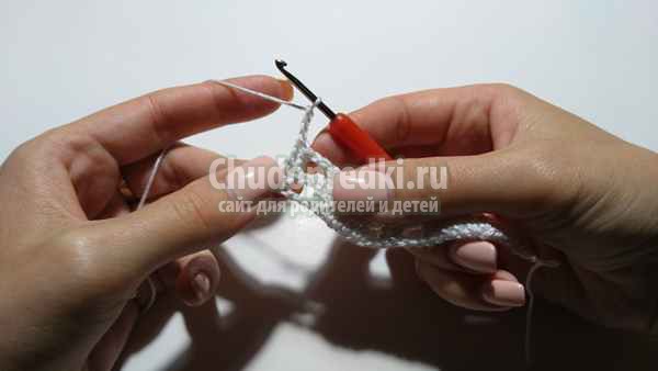 простой узор крючком