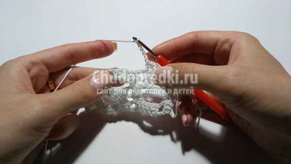 простой узор крючком