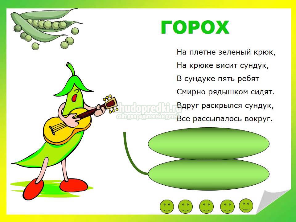 загадки про овощи и фрукты с ответами