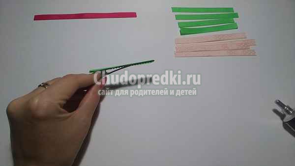 Заколка из репсовых лент Бабочка
