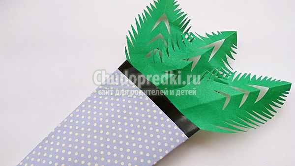 Поделка Букет цветов из бумаги