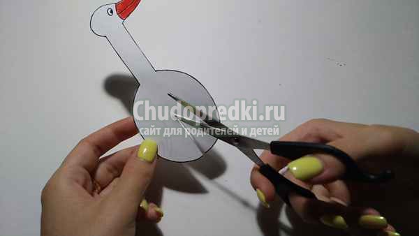 поделка Аисты