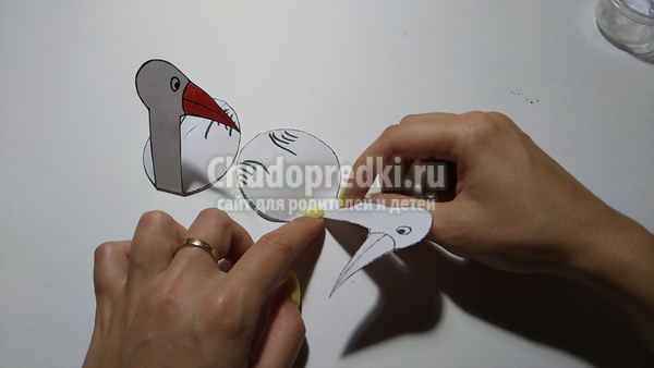 поделка Аисты