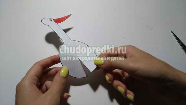 поделка Аисты
