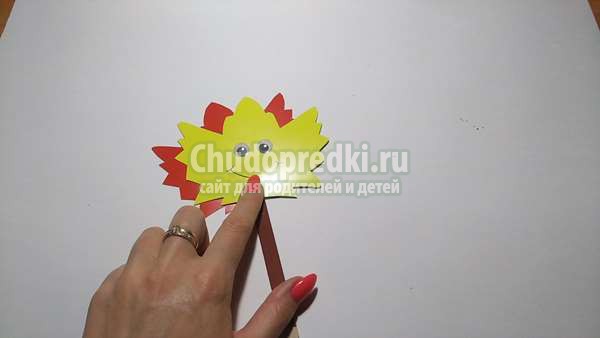 Осенняя поделка Кленовый лист