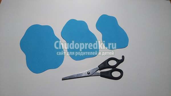 поделки из бумаги Лебедь на пруду